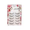 Lashie - Set of 5 Pairs: Criss Cross Clear Band False Eyelashes