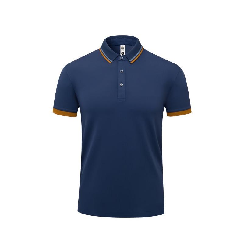 2026 Summer New Polo Shirt High Quality Cotton Men's Short Sleeve Breathable Top Business Casual Polo-shirt for Men