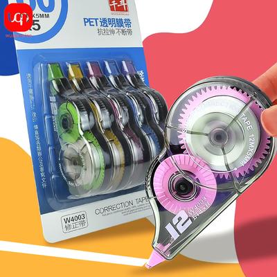 5pcs Color Large Capacity Correction Tape Corrector 5 Color Options Stationery Correction Tape Back To School Supplies