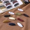 8Pcs/set High Quality Solid Color Plastic Brooch Needle Muslim Scarf Accessory Islamic Turban Safety Pins Elegantly Hijab Brooch