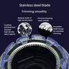 Elektrischer Haarschneider LED-Anzeige Wiederaufladbarer Kabelloser Haartrimmer 360 Grad Flexibler Schneidkopf Selbsthaarschnitt Kurzhaarschnitt Set