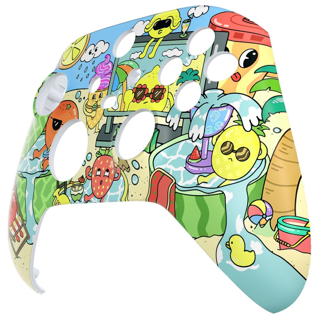 custom faceplate shell for Xbox Series featuring a cute design and soft touch front cover for Xbox Series and Xbox Core not eXtremeRate's X/S, X/S