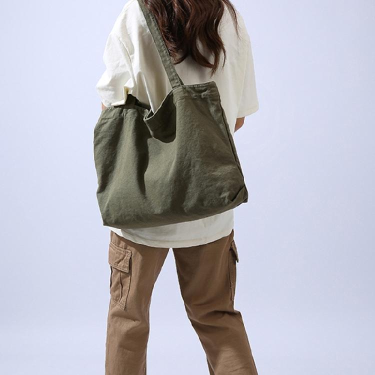 Shopping Shoulder Bag Large Capacity Hobo Bags Women Girl Canvas Tote Bag