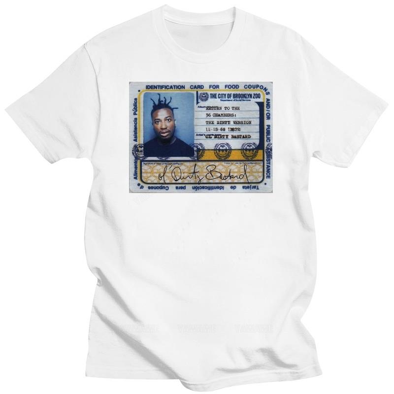 Męski markowy modny t-shirt Letnie koszulki Dla Mężczyzn Ol Dirty Bastard ODB Rap Hip Hop Logo Czarny Biały Koszulka Koszulki T-shirt S-2XL