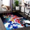 1 Stück Power Rangers Anime Cartoon Design Bürostuhlmatte Rutschfeste Teppichmatte für Heimdekoration, Wohnzimmer, Schlafzimmer, Spielzimmer - Perfektes Geschenk für Fans!T023