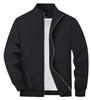 TACVASEN Men's Lightweight Windbreaker Jacket Windproof Swing Top Casual Motorcycle Blouson Autumn Outerwear, Black, M
