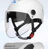 Durable Dual-Lens Motorcycle Half Helmet for Men & Women – Breathable, Sun-Protected, All-Season Safety