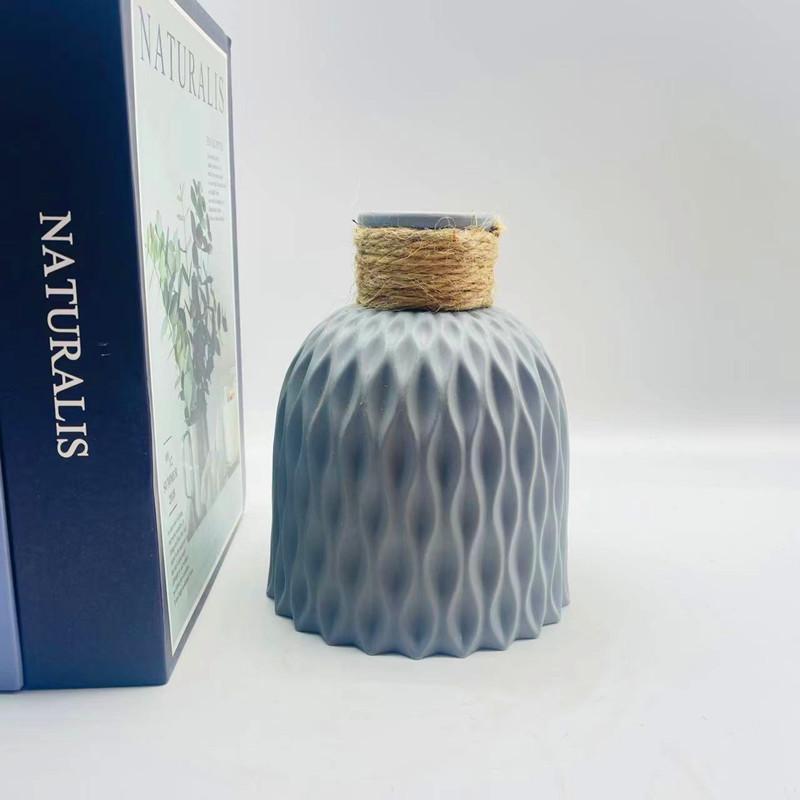 Pineapple Design Decorative Vase Plastic Flower Pot Table And Home Ornaments