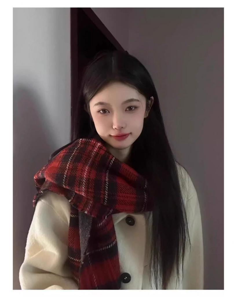 Women's Mid-Length Wool Coat with Doll Collar - 2025 Autumn/Winter Korean Style