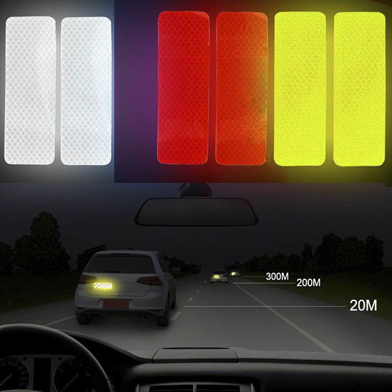 Reflector Tape Car Reflective Strips Warning Mark Door Bumper Stickers Reflector Tape Car Reflective Strips Warning Mark Door Bumper Stickers
