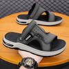 Fashion Mens Sandals 2025 Summer Anti Slip Dual Purpose Outer Wear Outdoor Sports Soft Soled Beach Slippers
