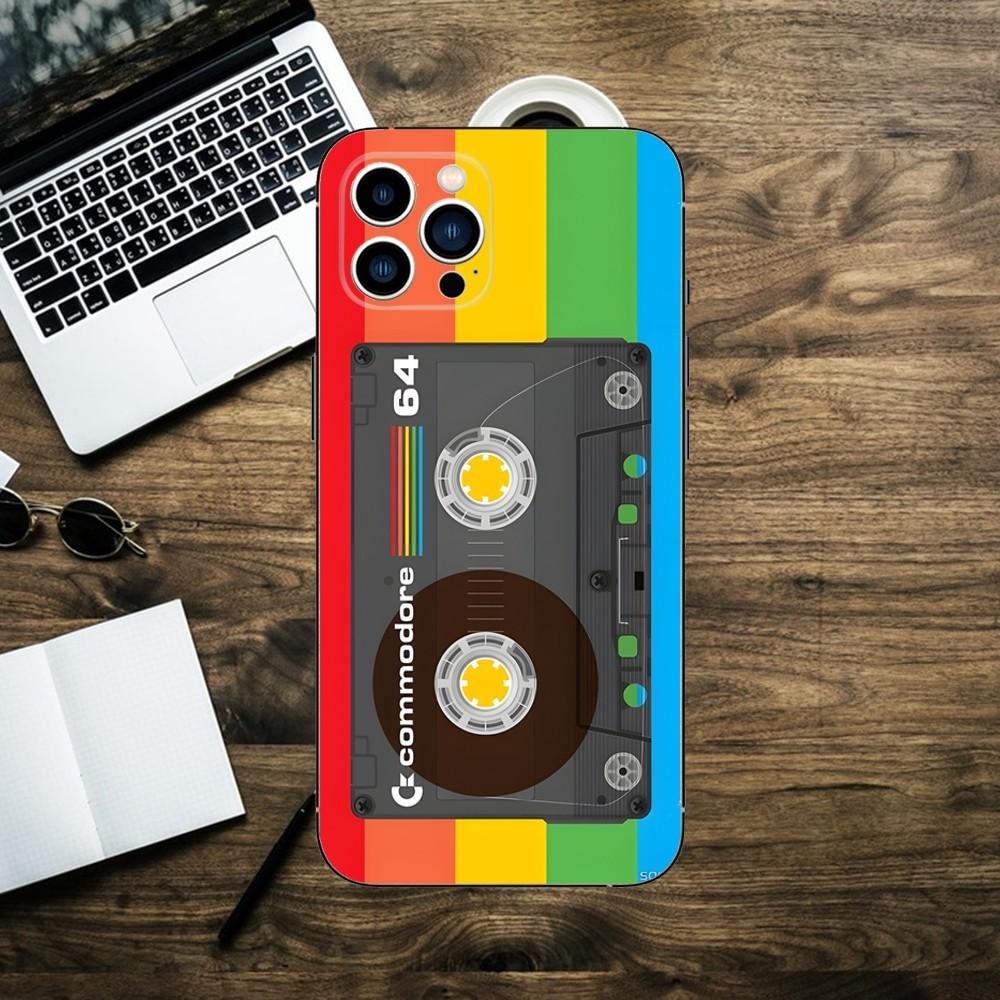 Commodore 64 Phone Case For iPhone 15,14,13,12,11,XS,XR,X,8,7,Pro,Max,Plus,mini Silicone Black Cover