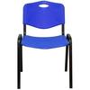 Stackable Ergonomic Chair - PIQUERAS Y CRESPO - Black - Plastic - 1 Seat - Contemporary Design