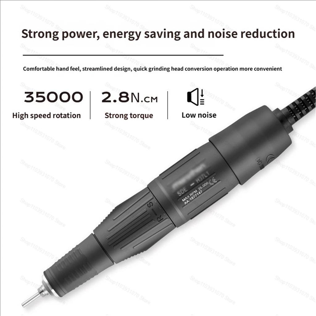 BTmarathon2H37L1 Handle 2.35 Mm High-speedNew 35,000 Rpm Electric Mini Motor Nail Drill Polishing Durable Coating Removal Equipment