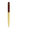 Brass Sandalwood Signature Pen Set - Solid Wood & Metal Business Gift