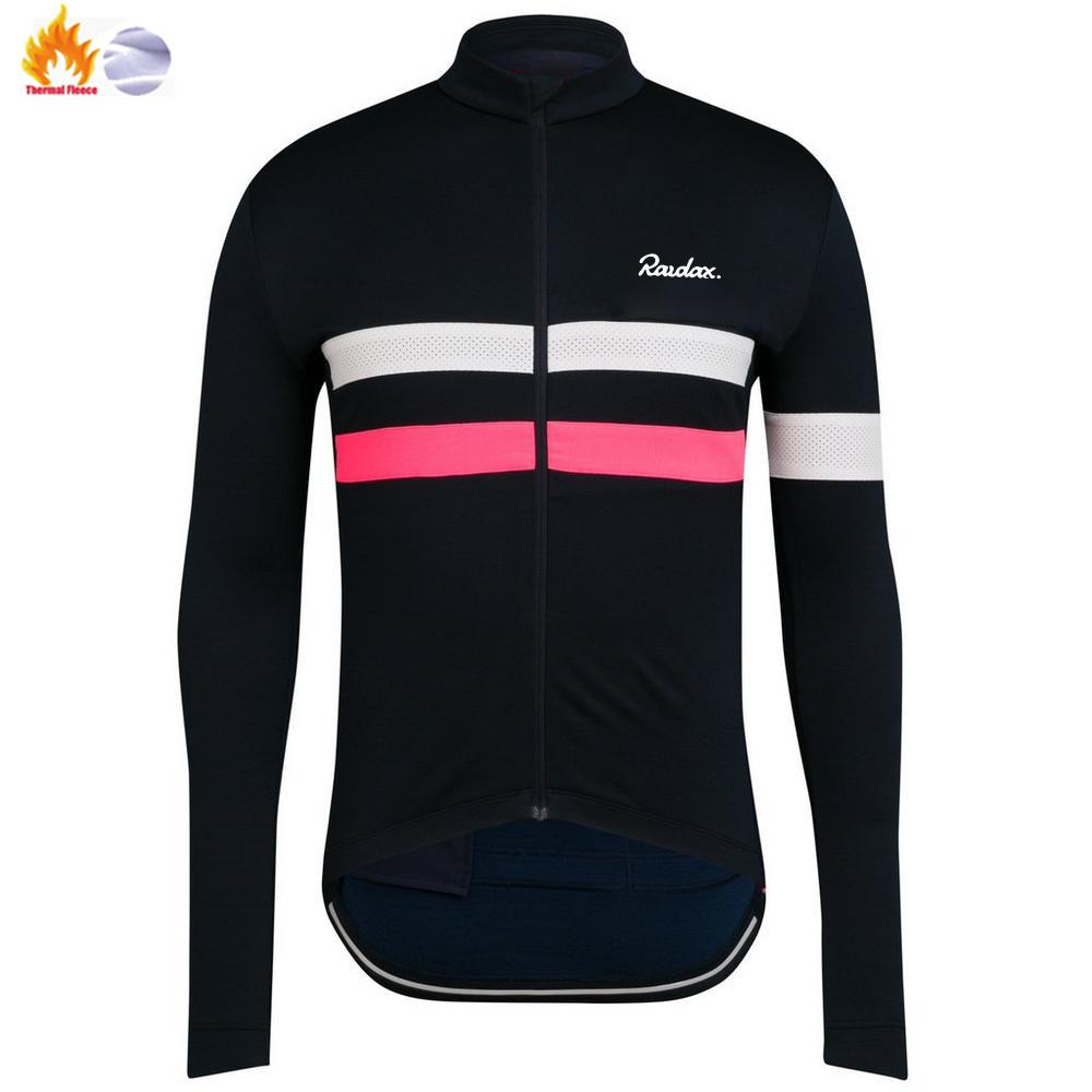 Winterjacke Herren Radbekleidung 2025 Raudax Winter Radtrikot MTB Radhosen Set Ropa Ciclismo Triathlon Radsport-Set