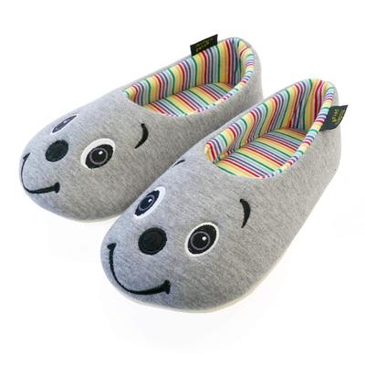 Okamura Modern Pet Speech Washable Room Shoes Slippers, Gray, RDCA9906GY, Cute,