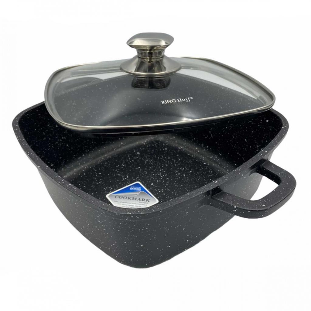 KINGHOFF marmite en marbre 28cm KH-1605 6.5L
