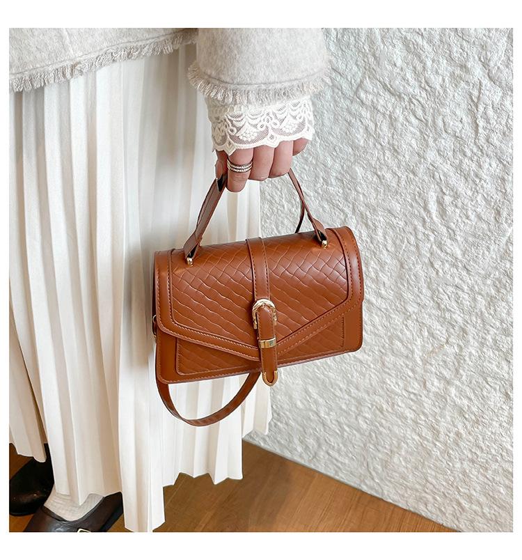 Minimalist Women's Square Handbag - 2025 Versatile Single Shoulder Crossbody Bag