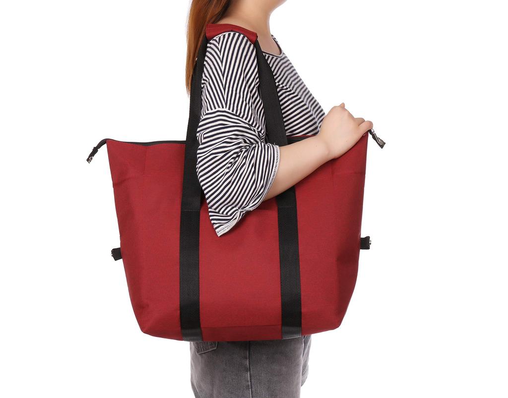 Max Eye Large Capacity Cooler Cooler Tote Cool and Zipper [Macks.i] Bag, Bag, Bag, Shopping, Warm, MICB-01 (M, Red)