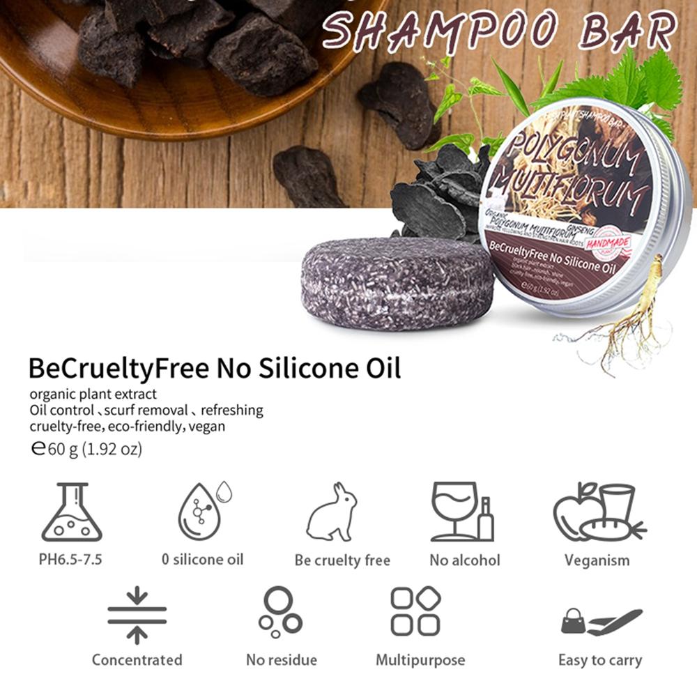 Shampoo Soap Plant Extracts Solid Shampoo Shampoo Bar Oil Control/Smooth/Strong Hair Root/Nourishing/Scurf Removal