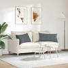 Sofa Cushions 2 Pieces Dark Grey 80 x 40 cm Cord Fabric
