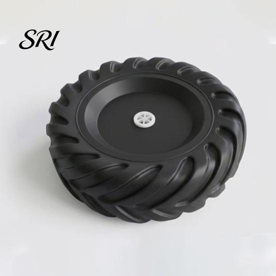 Interactive Dog Toy Football Tire Chew Built-in Squeaker Tennis Pet Gum Massager Puppy Bite Resistant Teething Boredom with