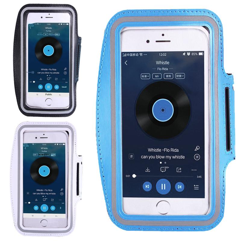Running Sports Phone Case Arm Band For iPhone 17 Pro Max 16 15 14 13 Samsung S26 S25 S24 Ultra S23 Maximum Capacity Of 7 Inches 6
