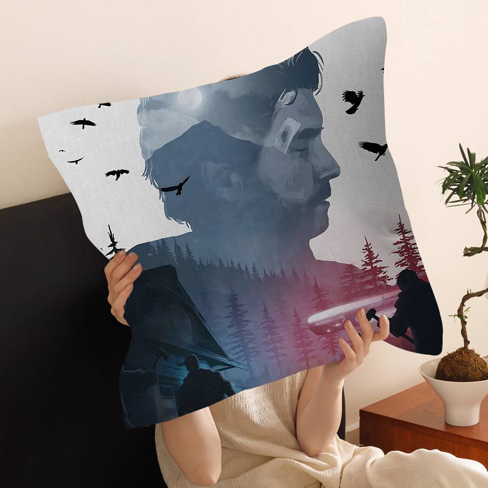 

Action Game AAlan WWake Maple Design Cushion Cover Happy Autumn Harvest Decor Holiday Decorati Pillow Cover 30x30 cm