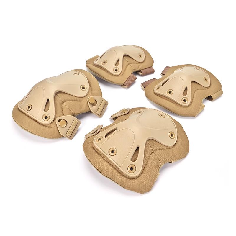 

Мужской тактический комплект наколенников и налокотников - Военный фанат Снаряжение для улицы для ползания, тренировок, езды на велосипеде