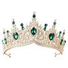 Shining Crystal Crystal Crown Headband Polished Finish Bridal Crown Tiara  Birthday Gift