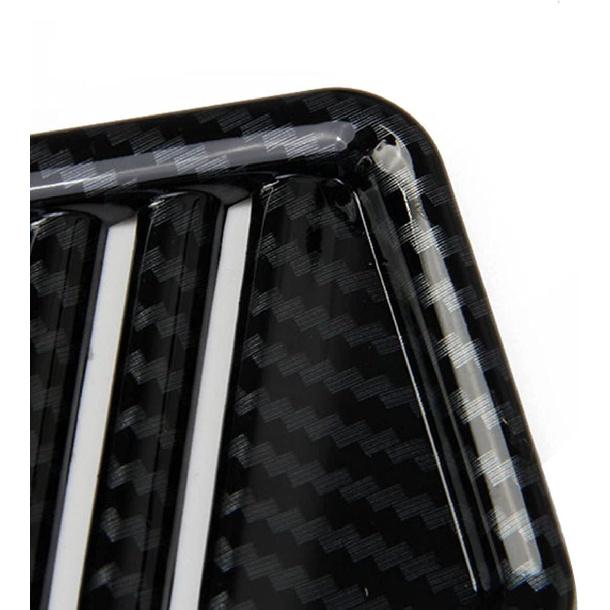 Korlot Carbon fiber Air Vent cover AC outlet trim on the side of dashboard kit for Ford F150 2021+ for 2023 F250 F350 Super Duty