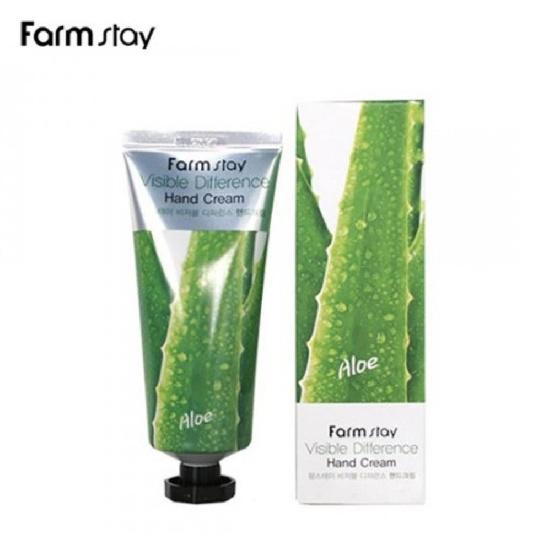 

FARM STAY Visible Difference Hand Cream Aloe 100ml - Крем для рук с алоэ 1pcs