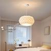 Minimalist Feather Chandelier for Bedroom or Children's Room - French Cream Design