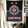 Fk Partizan Wall Hanging Printed Fabric Blanket Decorative Tapestries for Bedroom Living Room Home Decor