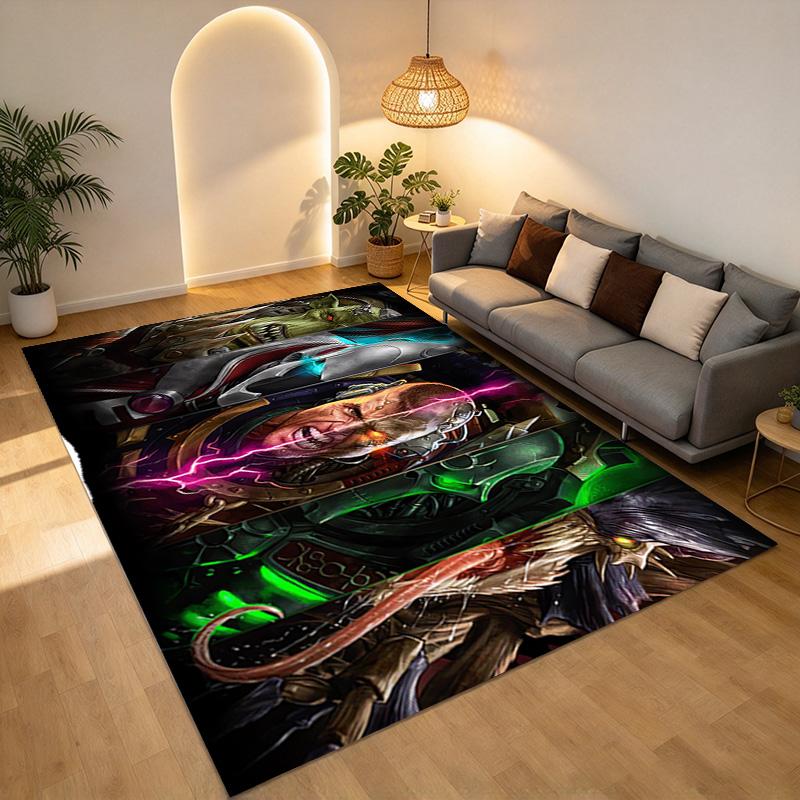 Warriors Living Room Nonslip Area Rug Soft Carpet For Bedroom Game Playroom Sofa Office Home Decor Doormat Christmas Gift C9302065