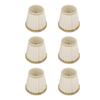 6Pcs Small Lamp Shades Safe Soft Easy Installation Modern Light Weight Table Lampshade for E14 Bulb