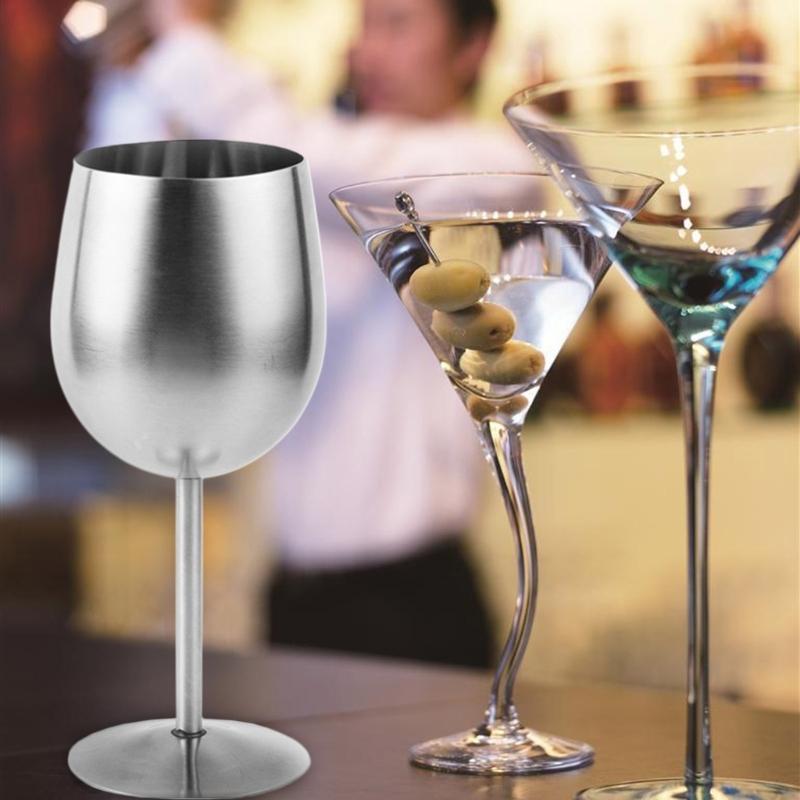 Champagnes Cups Nobreakable Wine Goblets Party Cups Stainless Steel Material Cocktails Cups Perfect Gift for Wines Lover