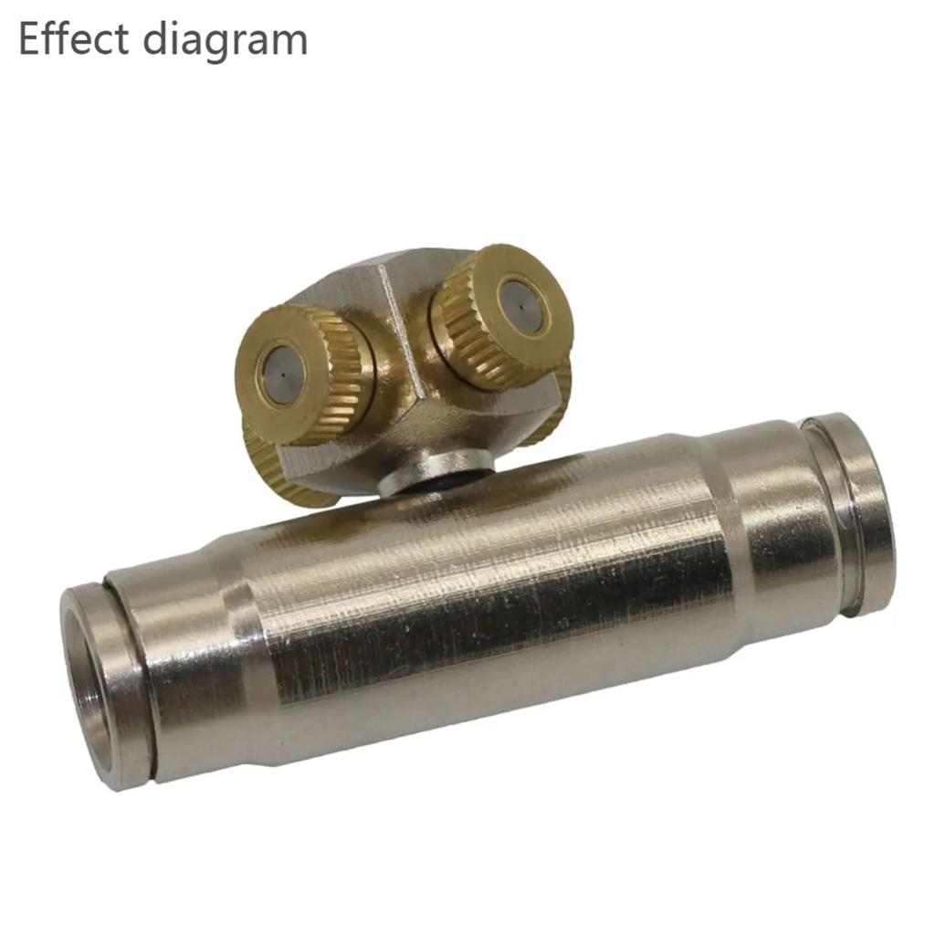 Low Pressure Misting Nozzle 3/4/5-Sites Atomizing Cooling Sprinkler 0.3/0.4/0.5/0.6mm Garden Irrigation Fogging Cooling Sprayer