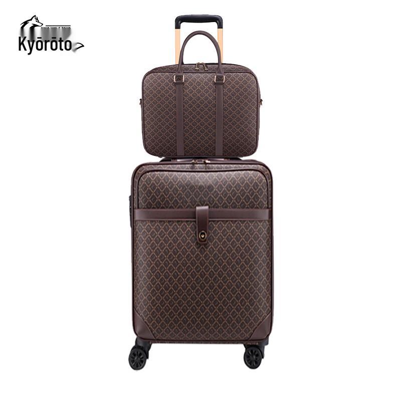 Jinglangtu Patterned Rolling Luggage Set 24 Inch Combination Set