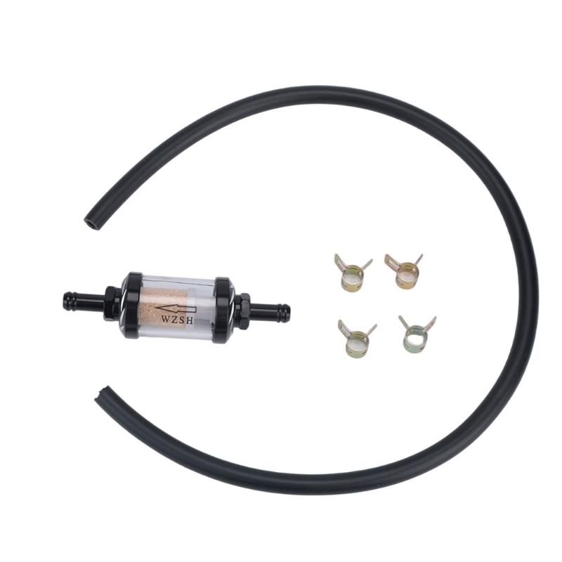 Filter and Hose Service Kit, 8mm Connection for Recreational Vehicles, Intended for Inline Gas Line Replacement and Maintenance Tasks