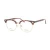 Eonadeoluteu Titanium Eyeglass Frames Elite Square Browline Retro Metal Combination