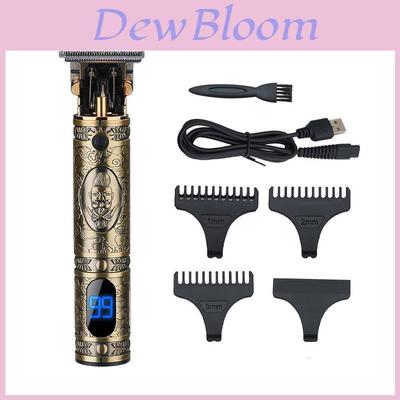 Metal Hair Clipper For Men Rechargeable Electric Hair Trimmer For Home Use