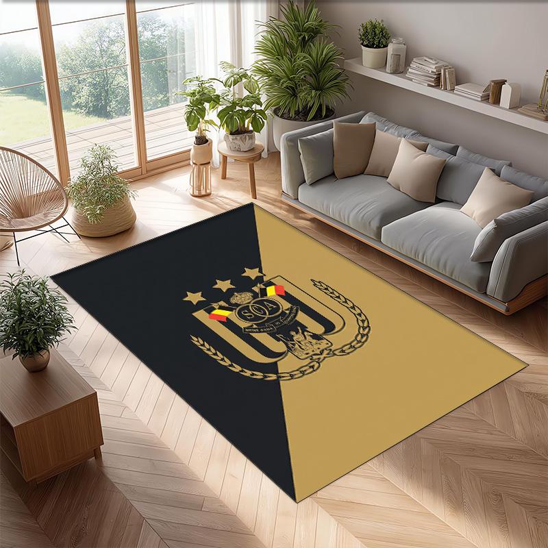 Anderlecht FC Soccer Football Pattern Soft Area Rug Non Slip Indoor Floor Carpet Sports Decor Mat for Bedroom