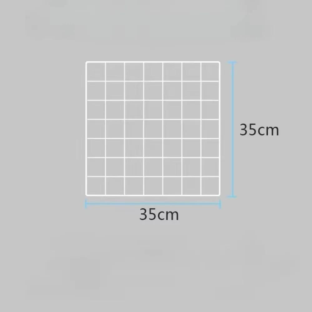 Modern Grid Display Rack Metal with Base Storage Rack Art Photo Display Desktop Stand For Grid Panel