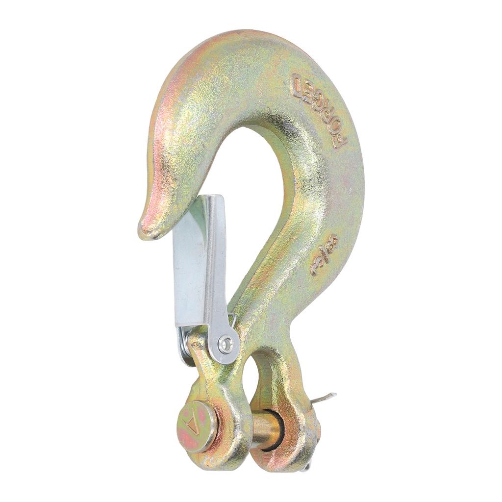 2 Stück 38 Zoll Schäkel-Gleit-Haken G70 Geschmiedeter legierter Stahl Greifhaken für Hebezeuge
