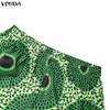 VONDA Two Piece Suit Women Sleeveless Floral Print Halter Tops and Long Pants Casual Sets