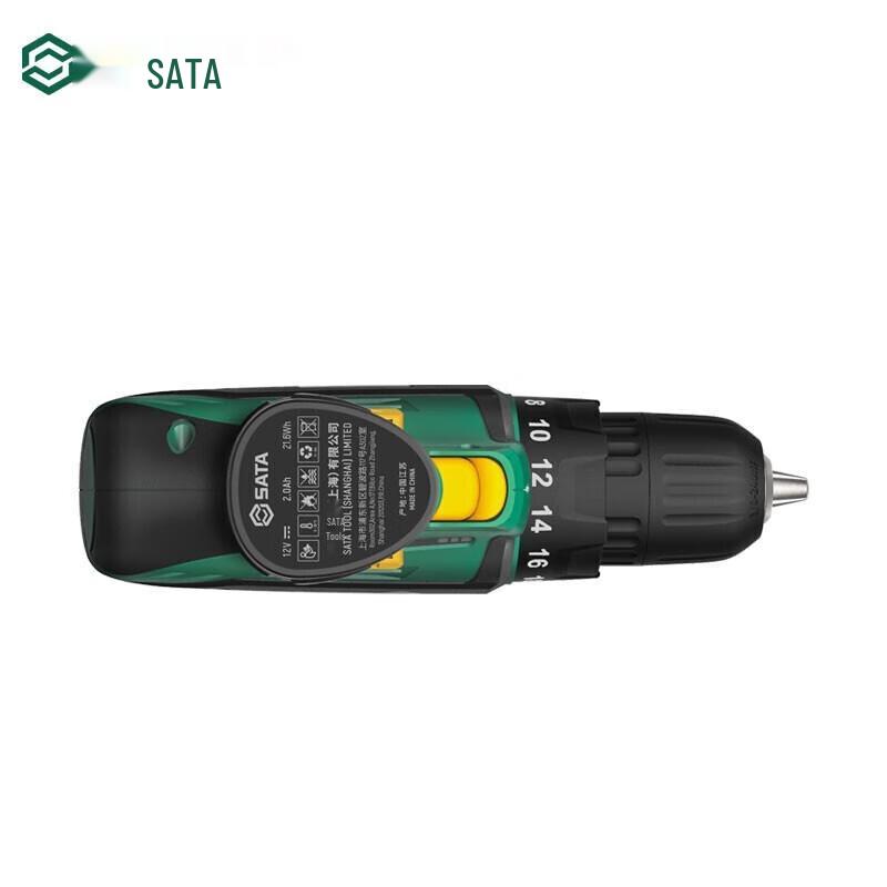 Sata 12V Cordless Brushed Lithium Electric Drill