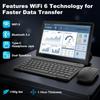 Android 15 tablet, 10.1 Inch, 20GB+64GB, 1TB Expandable, Keyboard Mouse Stylus Set