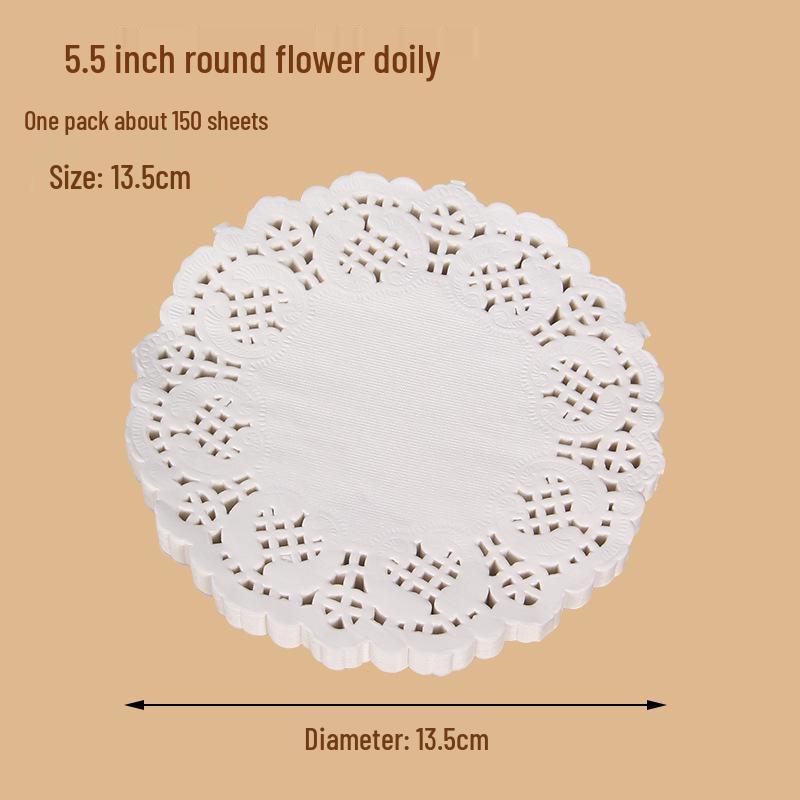 Rectangular Lace Paper Mat: Oil-Absorbing Paper for Kitchen, Baking, and Snacks